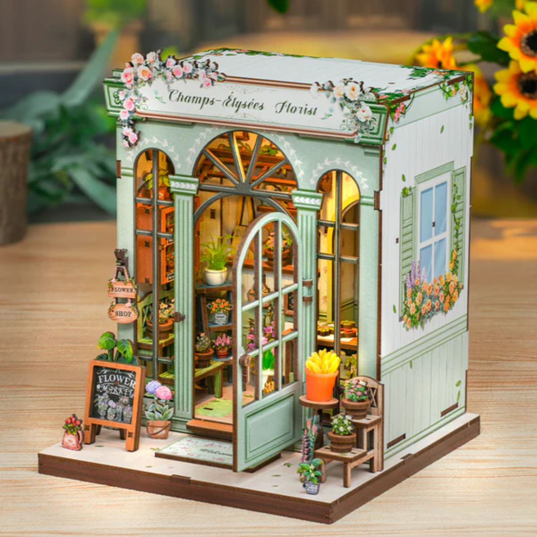 DIY Book Nook - Champs-Élysées Florist | Cutebee