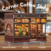 DIY miniaturální domeček - Corner Coffee Shop | The Miniature House Cutebee