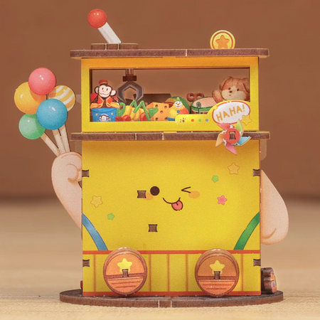 Dřevěná stavebnice Puzzle 3D - Obchod s hračkami