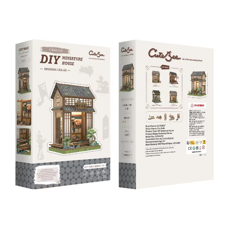 DIY Book Nook - Kirishima Cha-an Cutebee Puzzle 3D