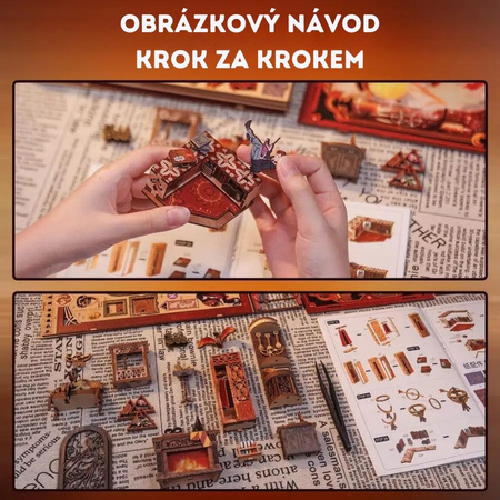 DIY Book Nook -  Flame Dragon | Cutebee 3D Mini dům