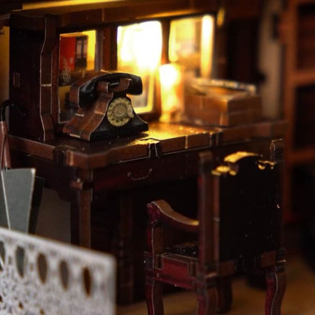 Book Nook DIY Law Library – model právnické knihovny MiniCity