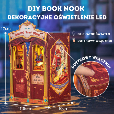 Vánoční sada Book Nook - Uncommon Toy Shop | Cutebee