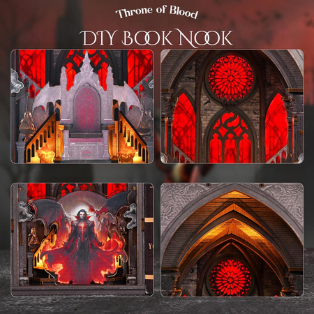 DIY Book Nook - Trůn krve | Minicity Miniature House