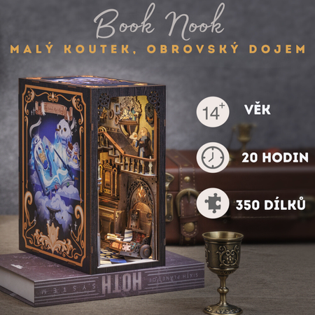 DIY Book Nook - Magic School | Cutebee