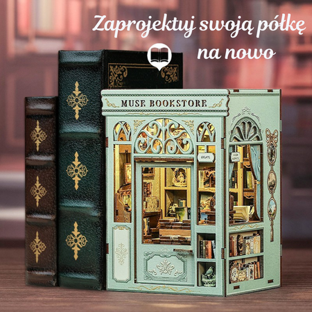 DIY Book Nook - Knihkupectví Muse | Cutebee