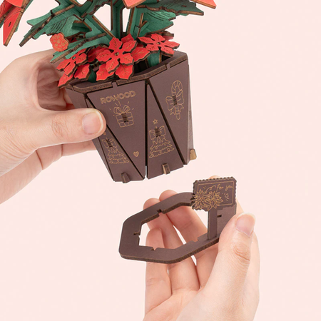 Dřevěná sada Puzzle 3D - Betlémská hvězda | Rolife