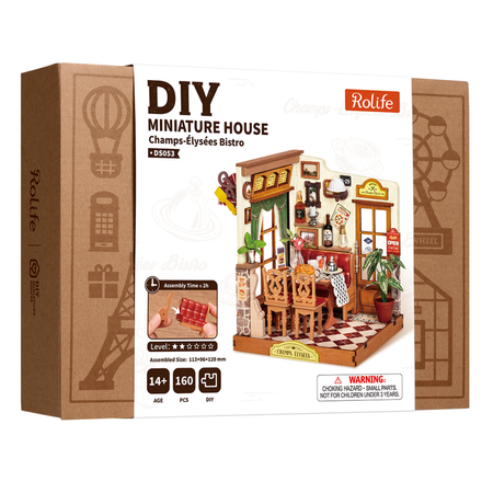 Miniaturní Domecek 3D - Champs-Élysées Bistro | Rolife