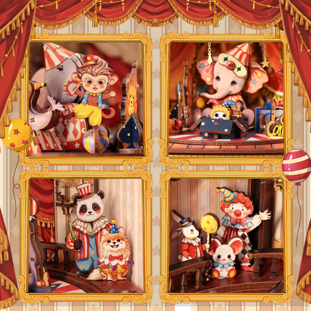 DIY Domeček miniatur - Cirkus Cutebee