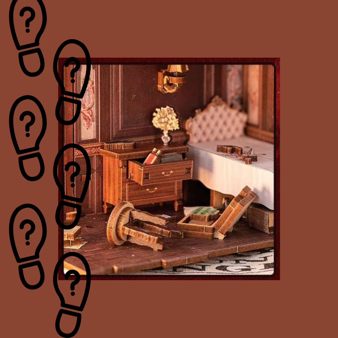 Detektivní příběh v miniatuře – DIY Book Nook - Train Mystery | Cutebee