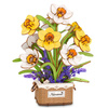 Kytice narcisů – 3D puzzle Rowood, dřevěná, neuvadne