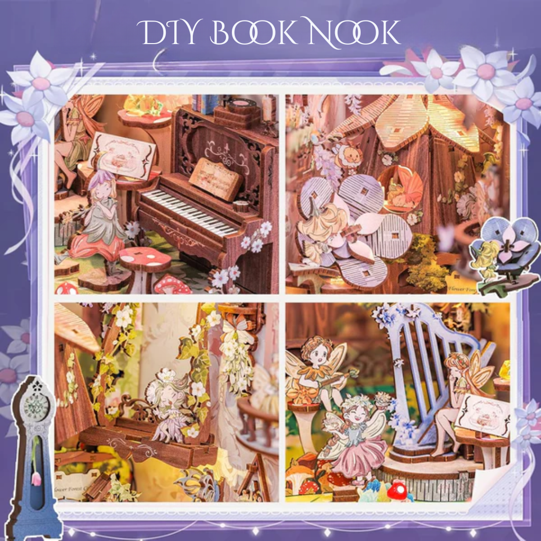 DIY Book Nook - Koncert v lese | Cutebee – nápad na dárek