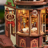Dream Coffee Factory – 3D puzzle Rolife, kavárna s LED (593 dílků)