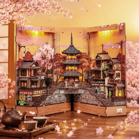 Twilight Sakura Path – DIY Book Nook CuteBee | 3D puzzle Dárek
