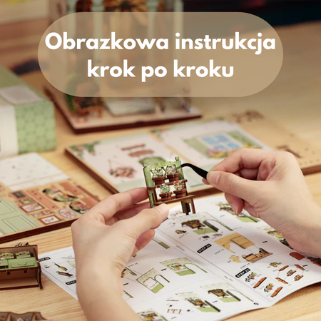 Vánoční sada Book Nook - Champs-Elysees květinářství | Cutebee