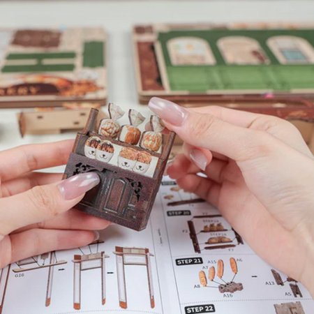 DIY Miniaturní dům - paní. Pekárna Hunt | Cutebee