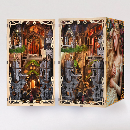 DIY Book Nook - Sleeping Beauty | Mini City