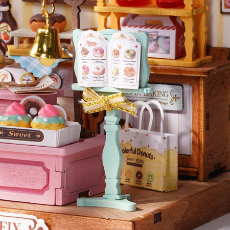 Mini domeček 3D - Sweetie’s Donut Shop | Rolife