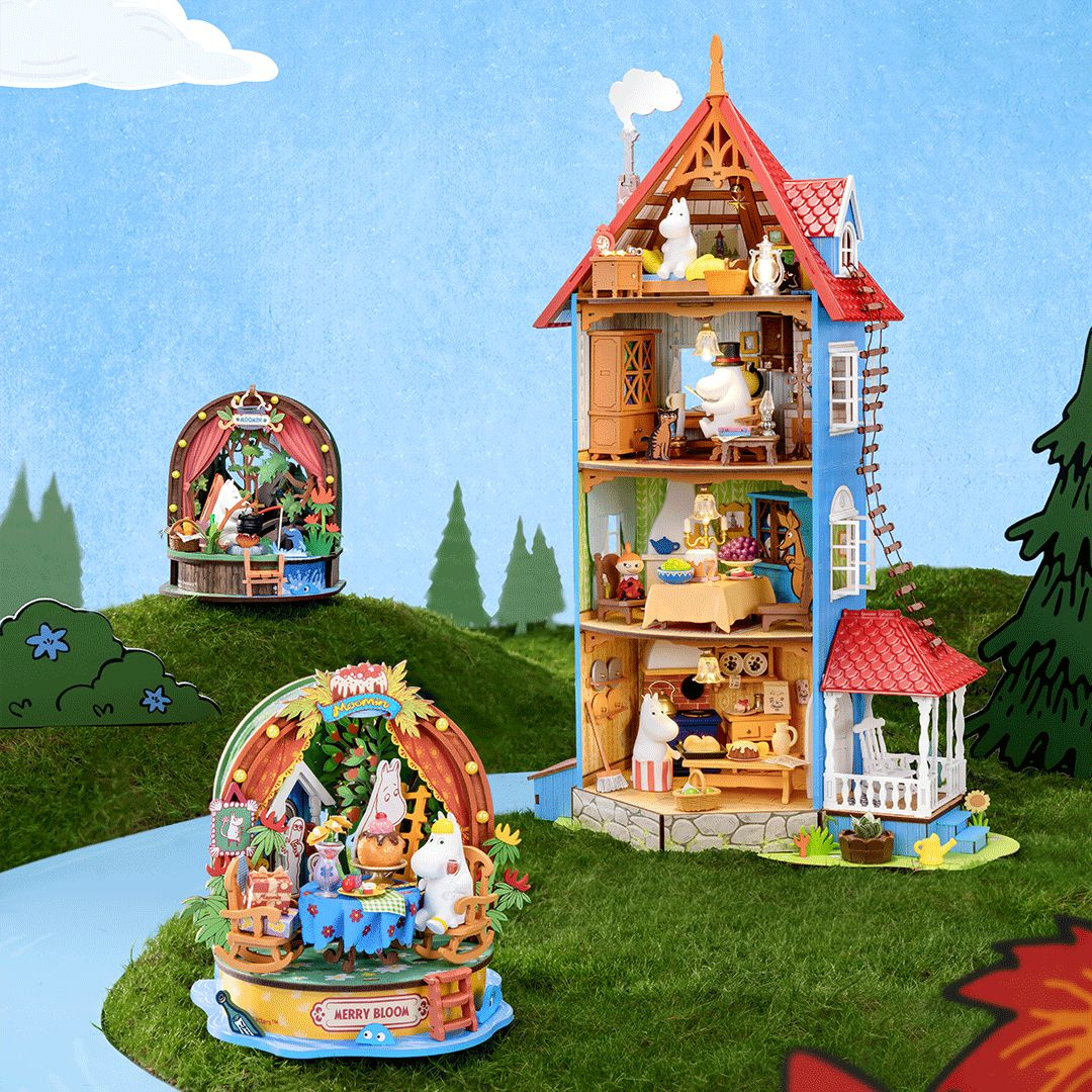 DIY Miniaturní domeček - Moominhouse | Rolife – nápad na dárek