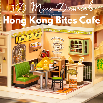 Mini 3D dům - Hong Kong Bites Cafe I Rolife