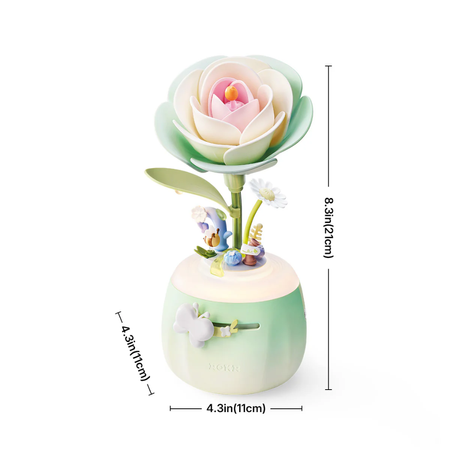 Puzzle 3D – Minty Camellia Lamp | ROKR
