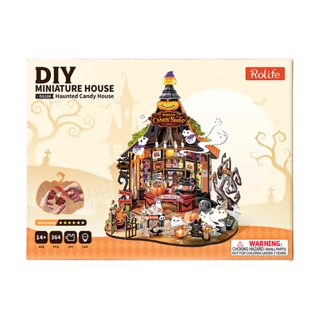 Strašidelný dům sladkostí – Mini domeček 3D | Rolife