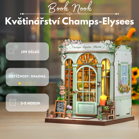DIY Book Nook - Champs-Élysées Florist | Cutebee