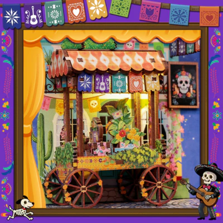 Plaza de los Muertos - DIY Book Nook | CuteBee