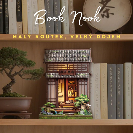 DIY Book Nook - Kirishima Cha-an Cutebee Puzzle 3D
