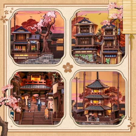 Twilight Sakura Path – DIY Book Nook CuteBee | 3D puzzle Dárek