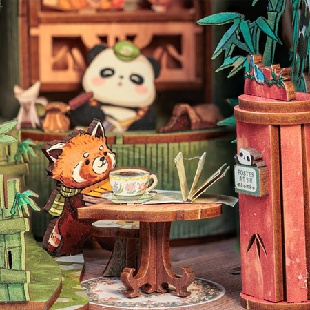 DIY Book Nook - Knihkupectví Panda | Cutebee