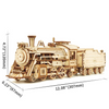 Dřevěná stavebnice Puzzle 3D - Parní lokomotiva a Rolife