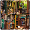 Vánoční sada Book Nook - Čarodějnický pokoj | Zmijozelský dům DIY 3D