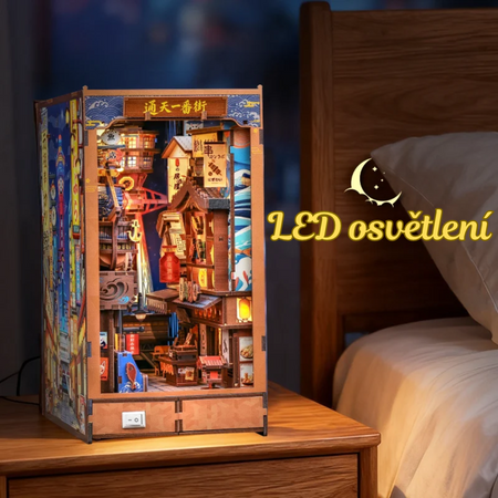 Tsutenkaku Ichiban Street – DIY Book Nook CuteBee | 3D puzzle Dárek