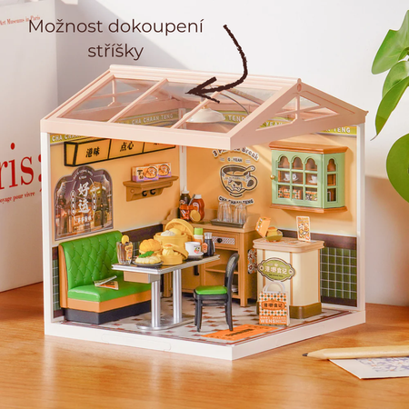 Mini 3D dům - Hong Kong Bites Cafe I Rolife