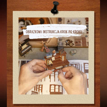 DIY Book Nook Vánoční sada - Secret Rhythm | Cutebee Miniaturní domeček