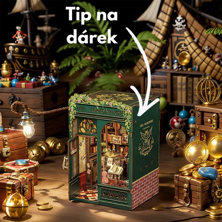 DIY Book Nook - Owl Bookstore | Miniaturní dům Cutebee