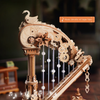 Magic Harp – 3D puzzle ROKR, hrací skříňka s labutí