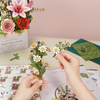 Flower Basket – 3D puzzle Robotime, kytice, která nikdy nezvadne