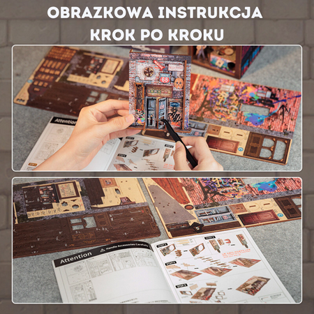 DIY Book Nook Vánoční set - Dlouhé loučení