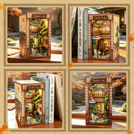 Serene Courtyard – DIY Book Nook CuteBee | 3D puzzle Dárek