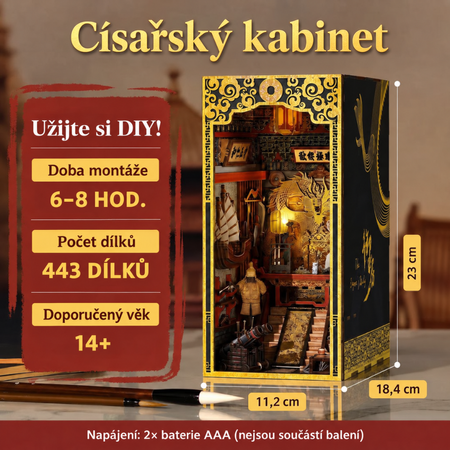 DIY Book Nook - Císařský Kabinet | MiniCity