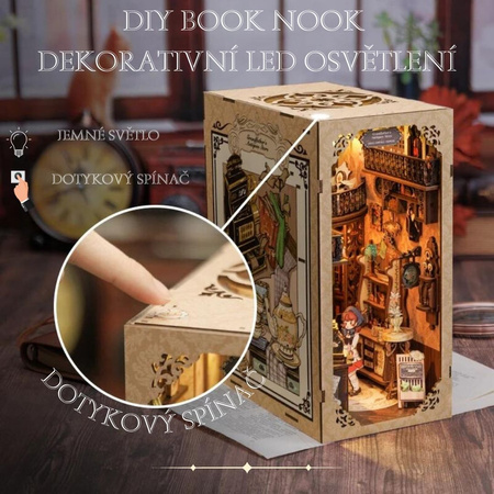 DIY Book Nook - Obchod se starožitnostmi | Cutebee 3D miniatura domu