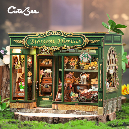 DIY Miniaturní dům - Blossom Florist I Cutebee