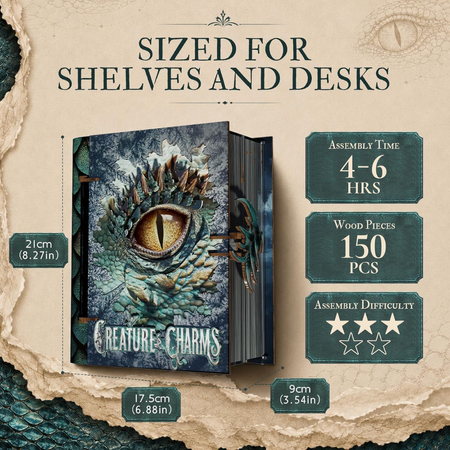 Creature Charms – DIY Book Nook Minicity | 3D puzzle Dárek