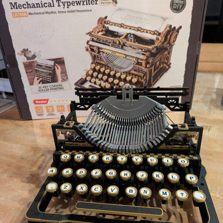 Psací stroj – 3D puzzle ROKR, funkční klávesy