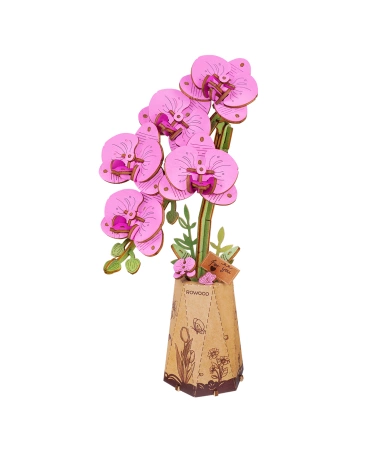Puzzle 3D – Purple Moth Orchid | Rowood