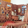 DIY Book Nook Vánoční sada - Věčné knihkupectví | Cutebee Miniaturní domeček