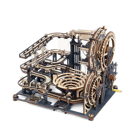 Dřevěná bublinková dráha Puzzle 3D - Mramorové noční město Robotime