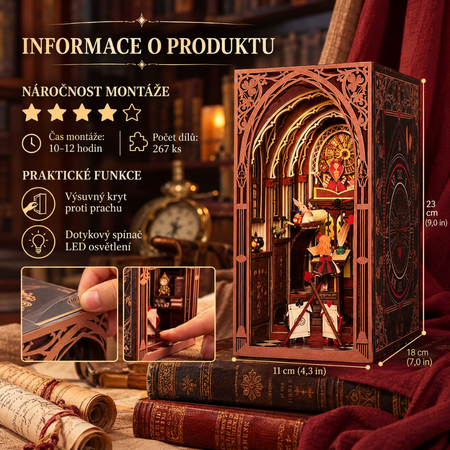 DIY Book Nook - Alenka v říši divů Alice's Evidence | MiniCity